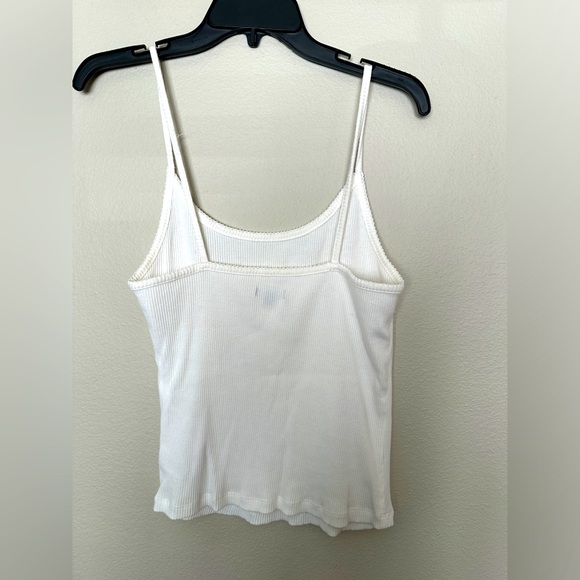 Wild Fable White Ribbed Tank Top - Picture 2 of 6